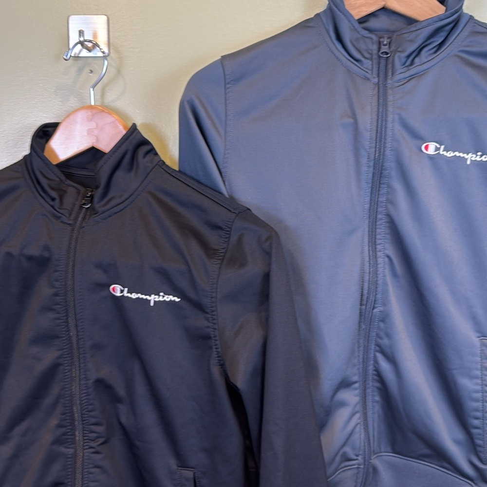 Champion Black and Gray Zip-Up Jacket bundle - Picture 2 of 5